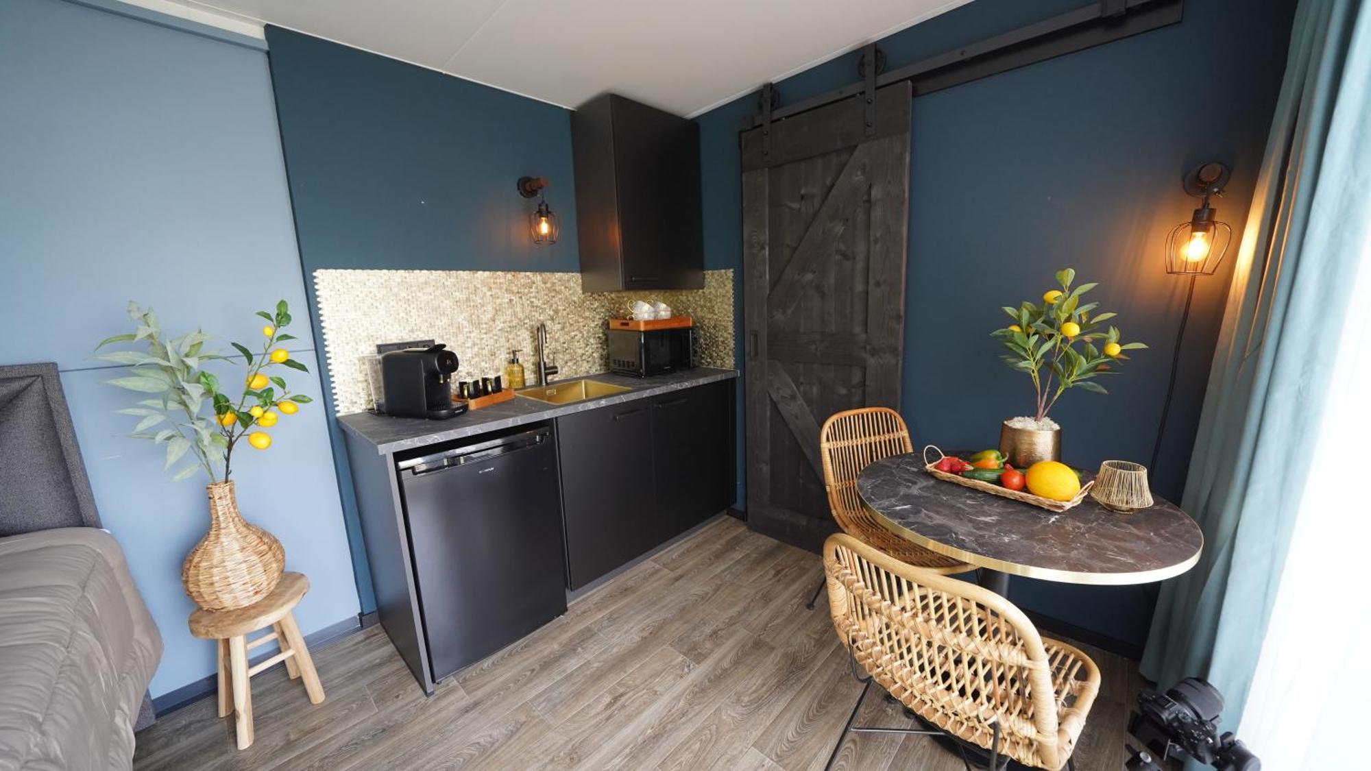 B&B Prive Tiny House Bij Zee 斯泰伦丹 外观 照片