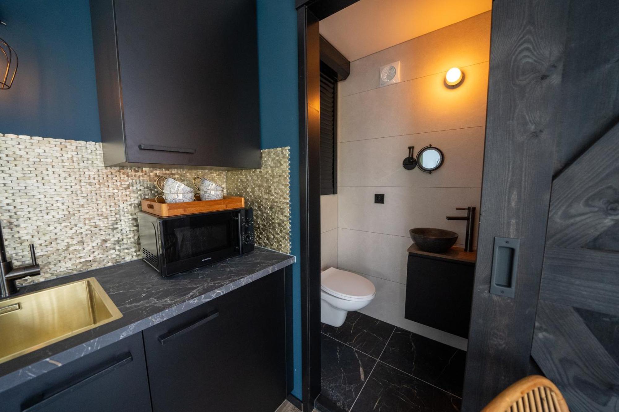 B&B Prive Tiny House Bij Zee 斯泰伦丹 外观 照片